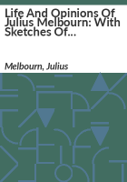 Life_and_opinions_of_Julius_Melbourn